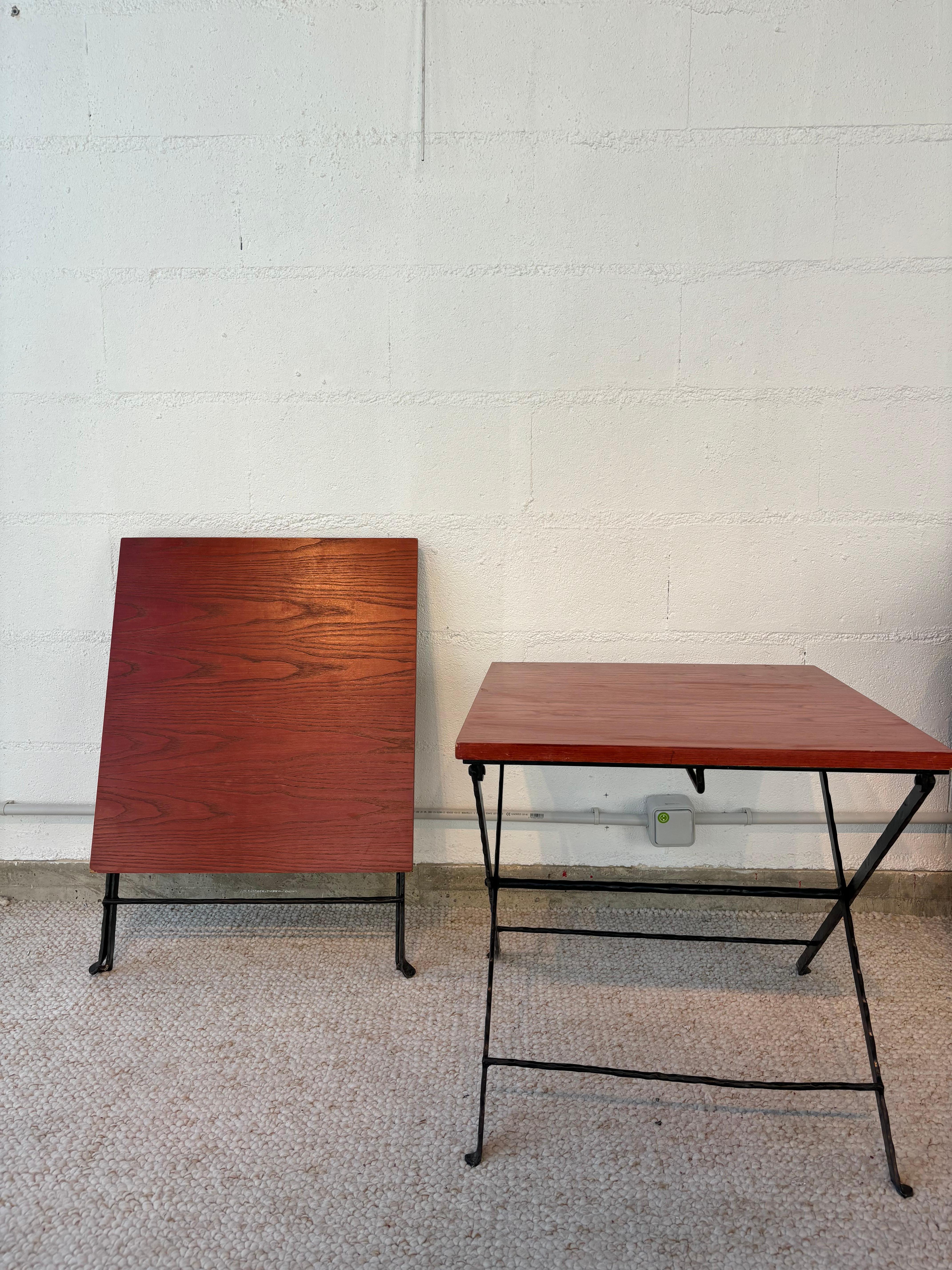 Amazing pair of side table by Garouste et Bonetti For Sale 5