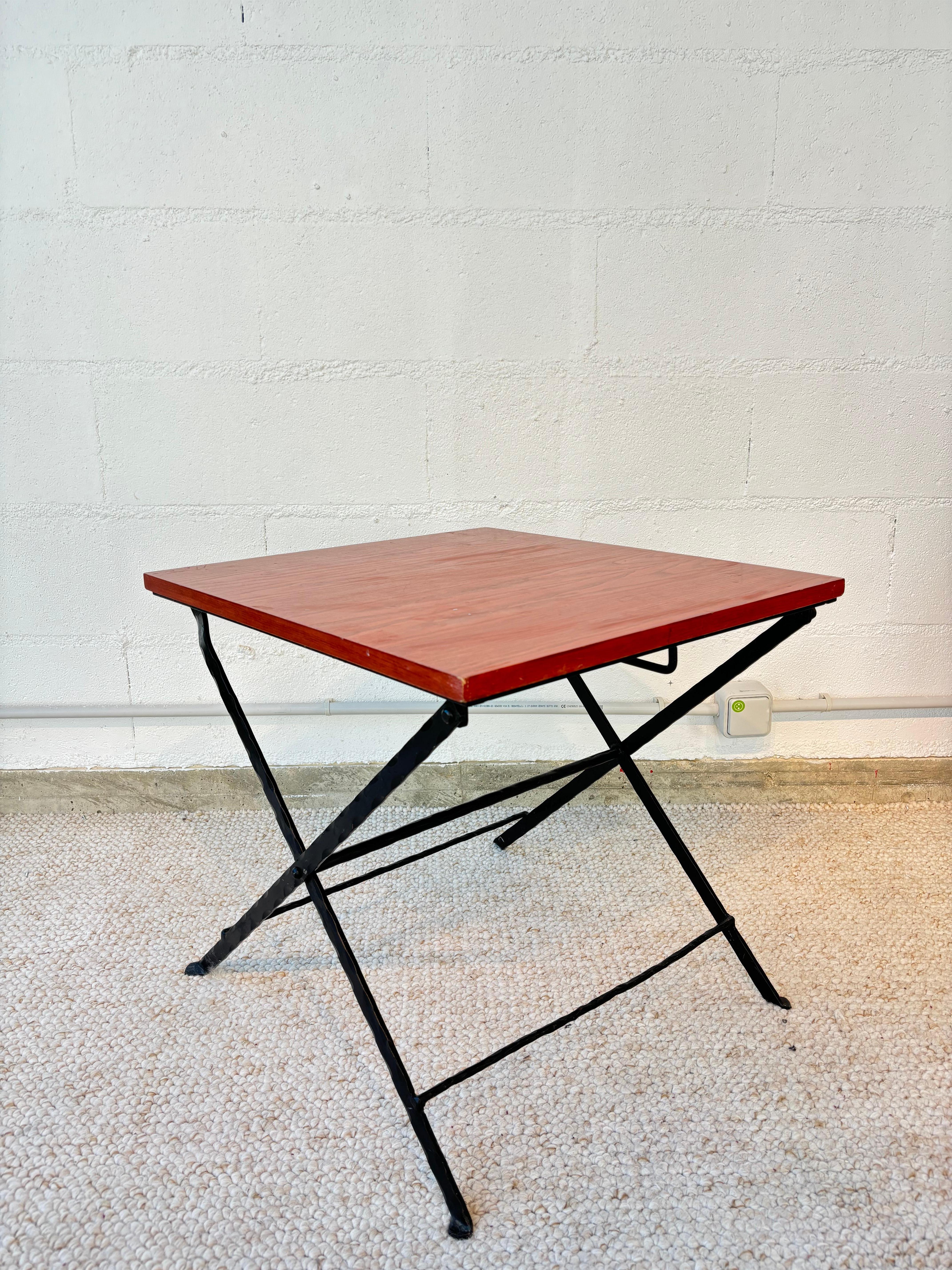 Amazing pair of side table by Garouste et Bonetti For Sale 7