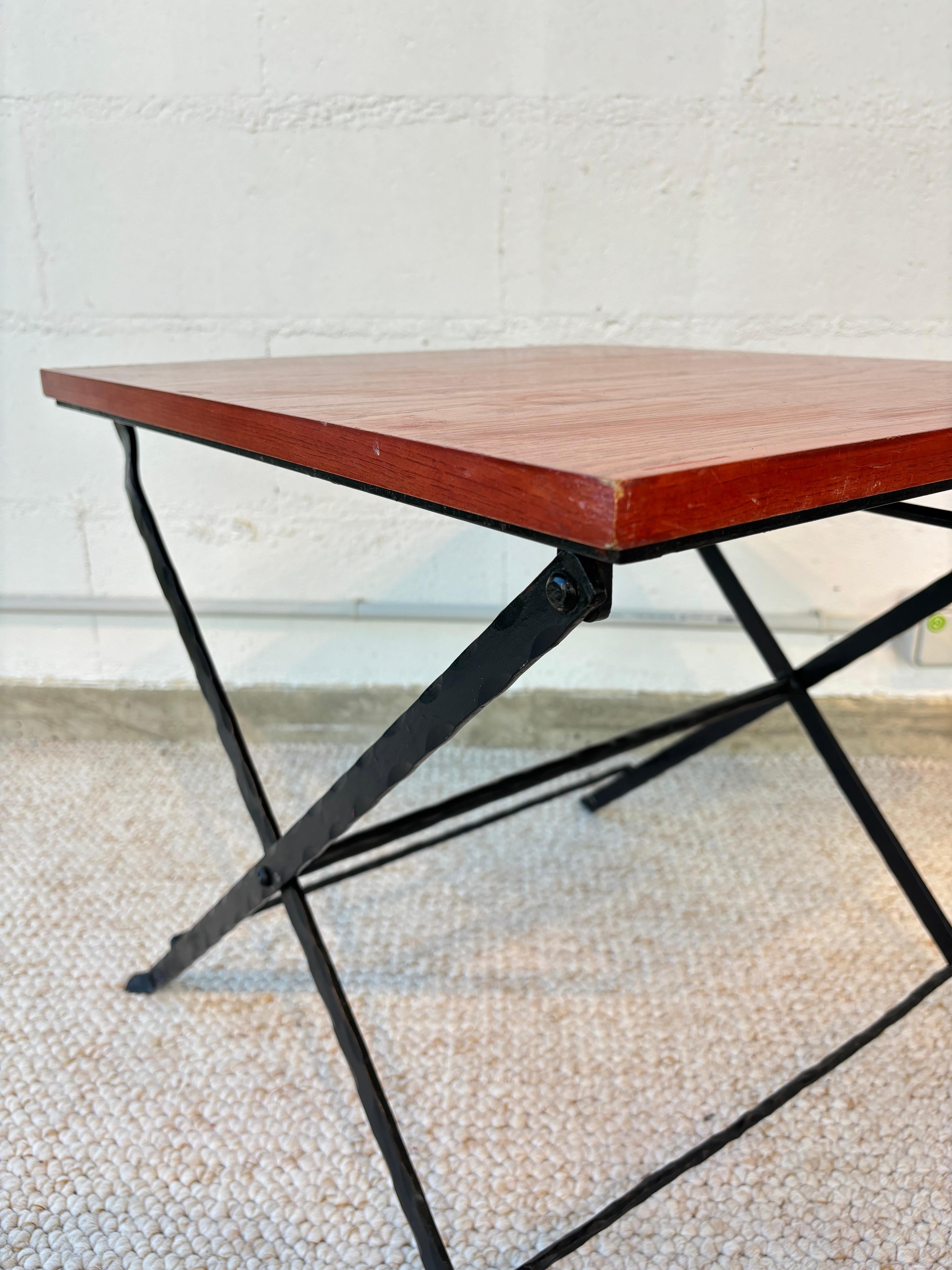 Amazing pair of side table by Garouste et Bonetti For Sale 11