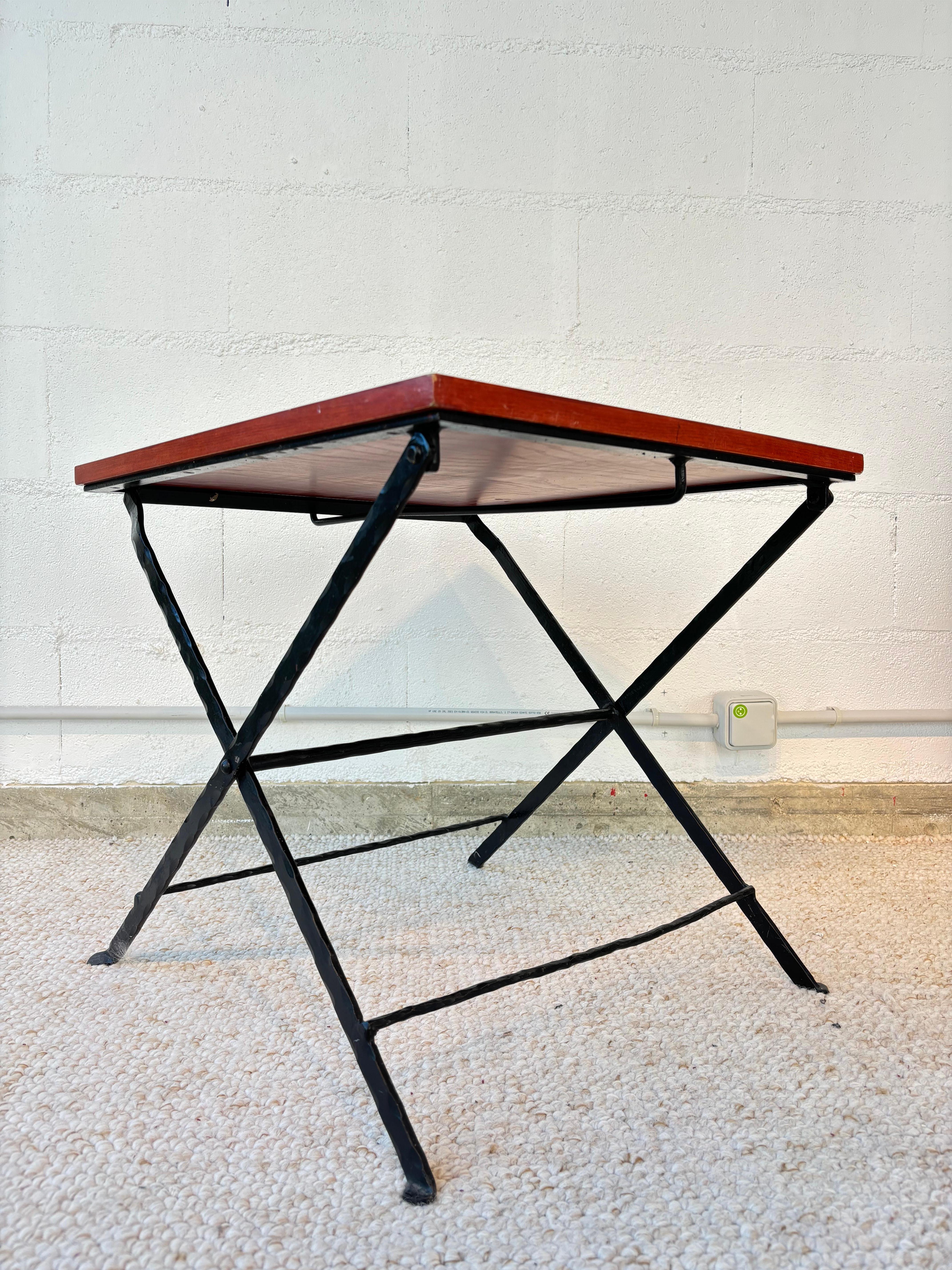 Amazing pair of side table by Garouste et Bonetti For Sale 13