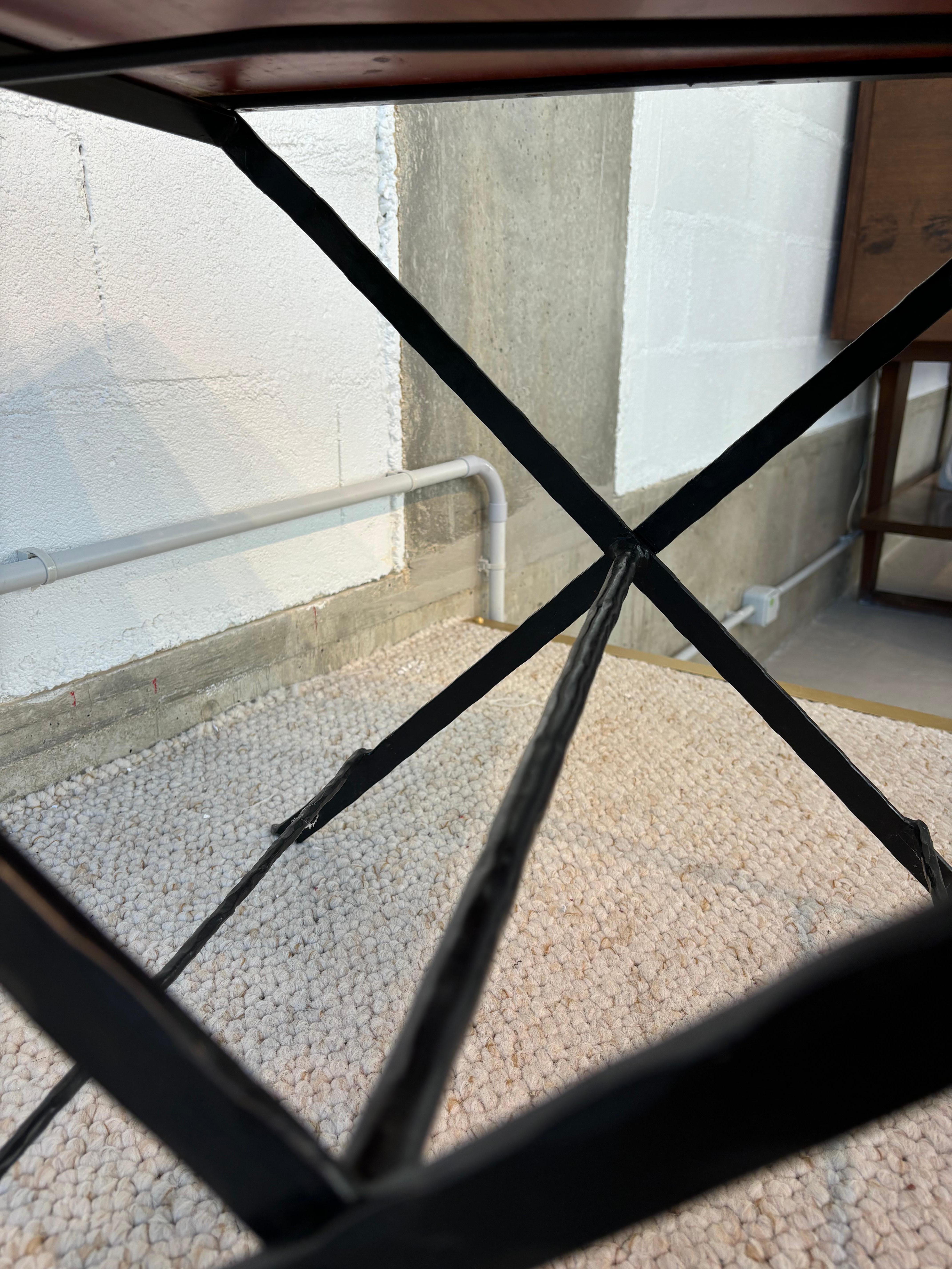 Amazing pair of side table by Garouste et Bonetti For Sale 2
