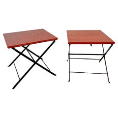 Amazing pair of side table by Garouste et Bonetti