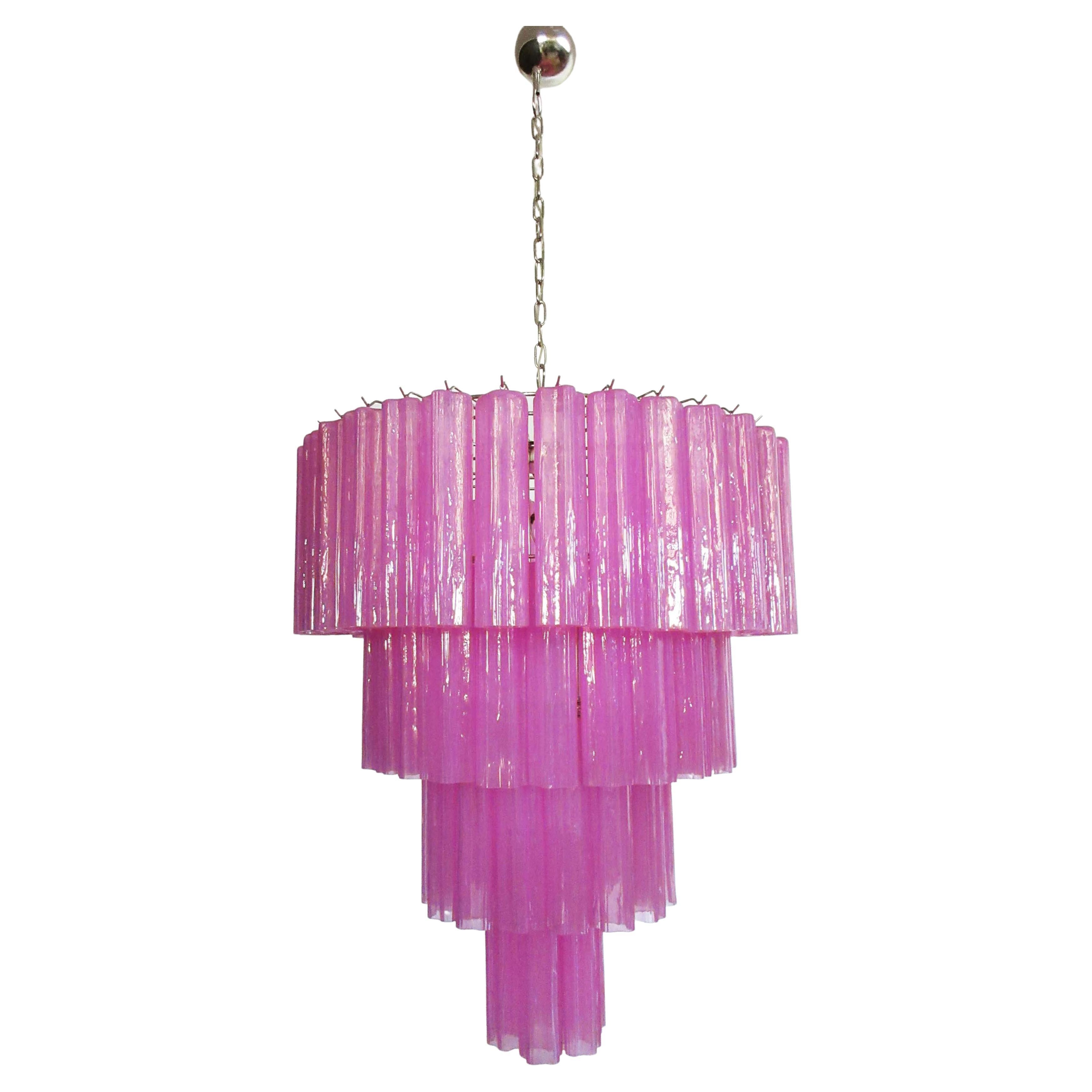 Amazing Pair of 78 Tronchi Chandeliers Style Toni Zuccheri for Venini, Murano For Sale 2