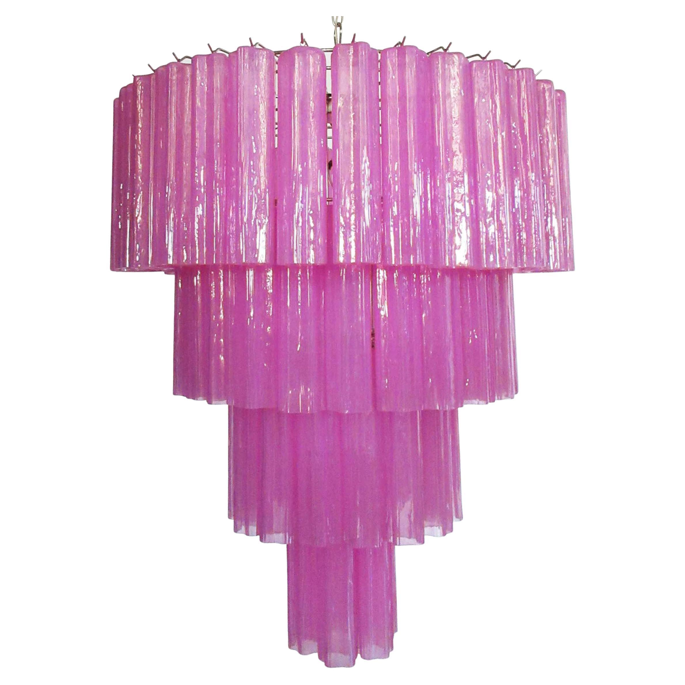 Amazing Pair of Tronchi Chandeliers Style Toni Zuccheri for Venini, Murano For Sale 3