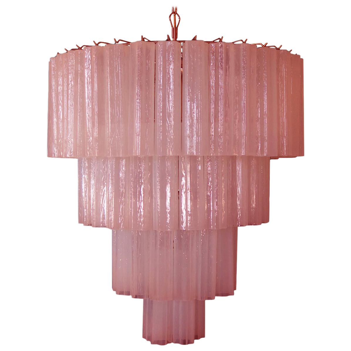 Amazing Pair of 78 Tronchi Chandeliers Style Toni Zuccheri for Venini, Murano In Excellent Condition In Budapest, HU