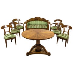 Amazing Parlor Set in Biedermeier Style:: Viena:: 1840-1850