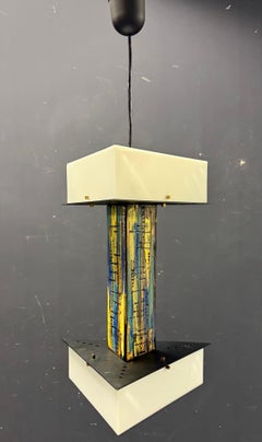 Amazing pedant lamp by Esperia by Angelo Brotto / 2 available