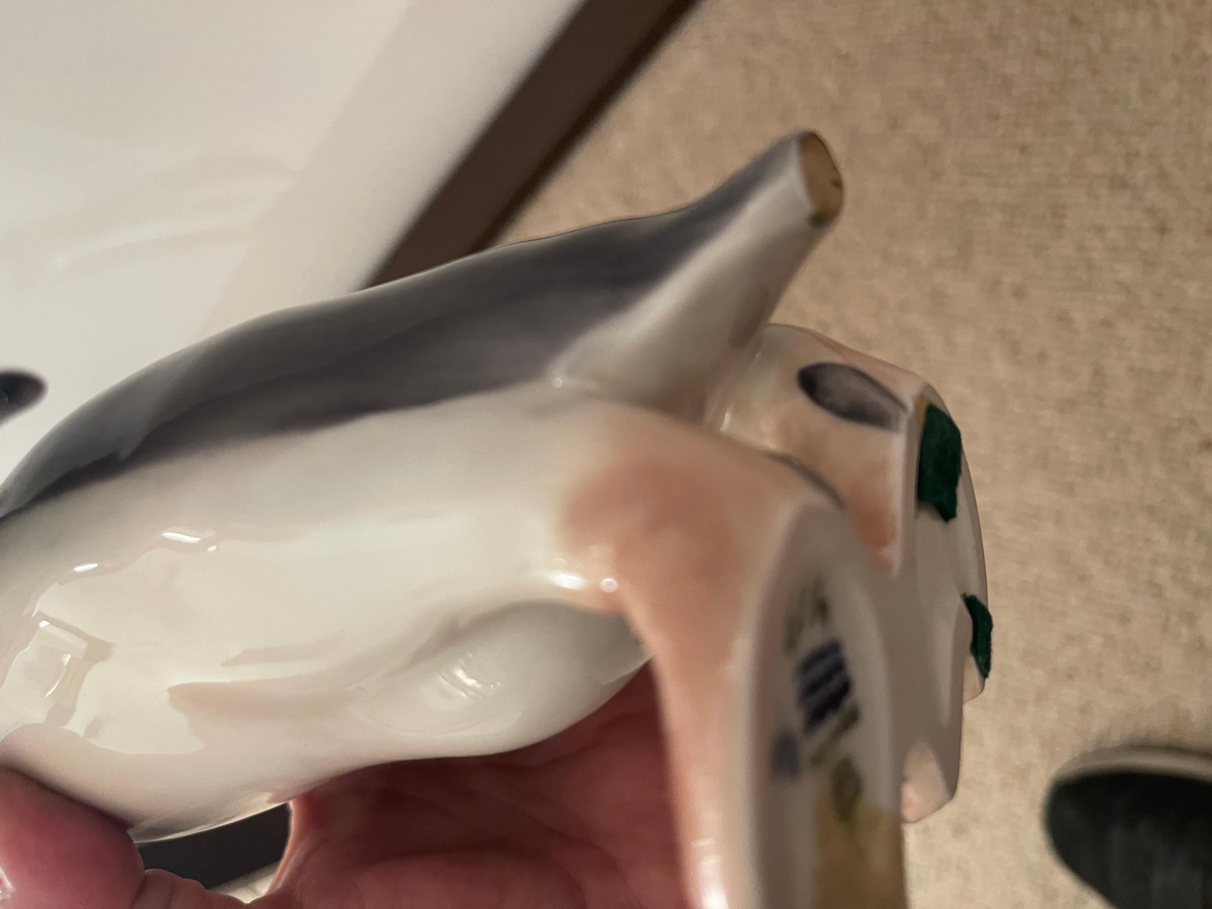 Porcelain Amazing Penguin N 417 by Royal Copenhagen Theodor Madsen 1923 For Sale