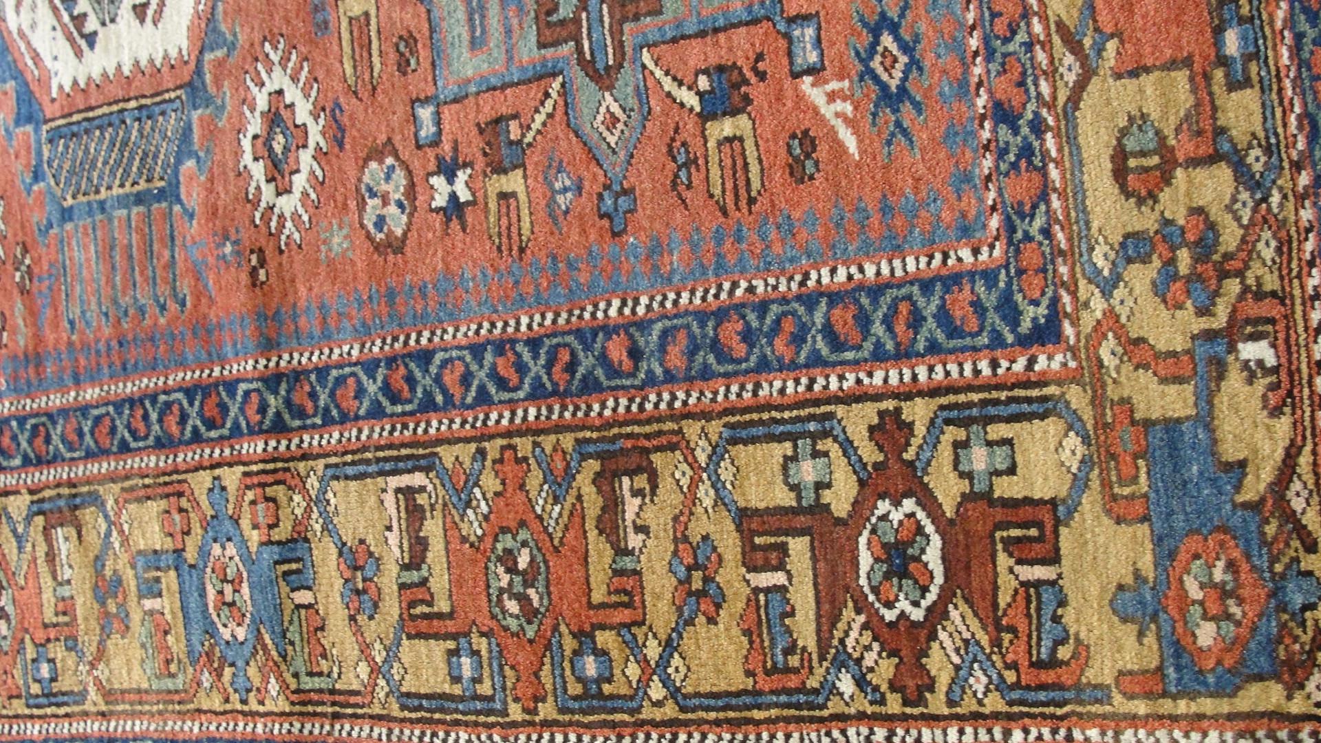 Heriz Serapi Antique  Persian Heriz / Karaja / Serapi Rug, 5'2