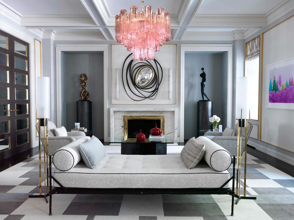 Mid-Century Modern Amazing Pink Tronchi Murano Glass Chandelier Italy For Sale