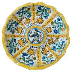 FANTASTICO PIATTO MONTELUPO DEL XVII SECOLO