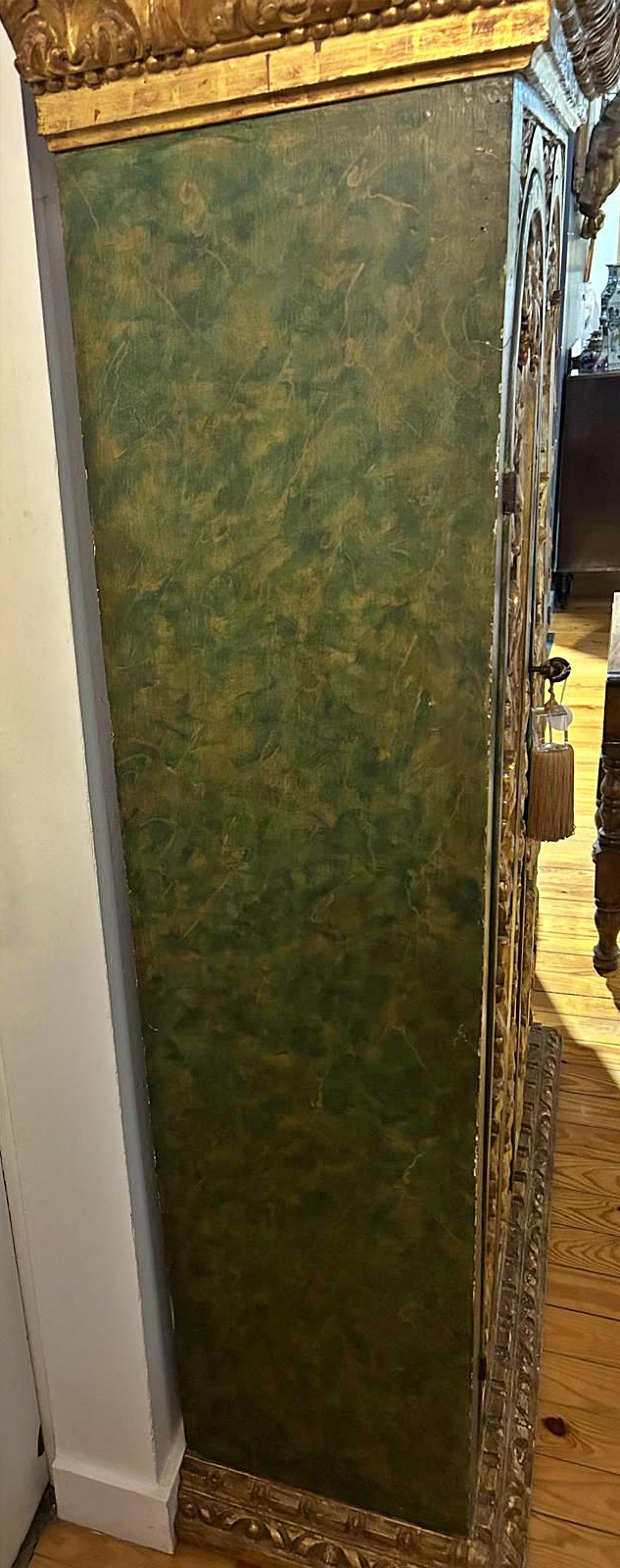 18th Century and Earlier AMAZING Portuguese 18th Century CUPBOARD For Sale