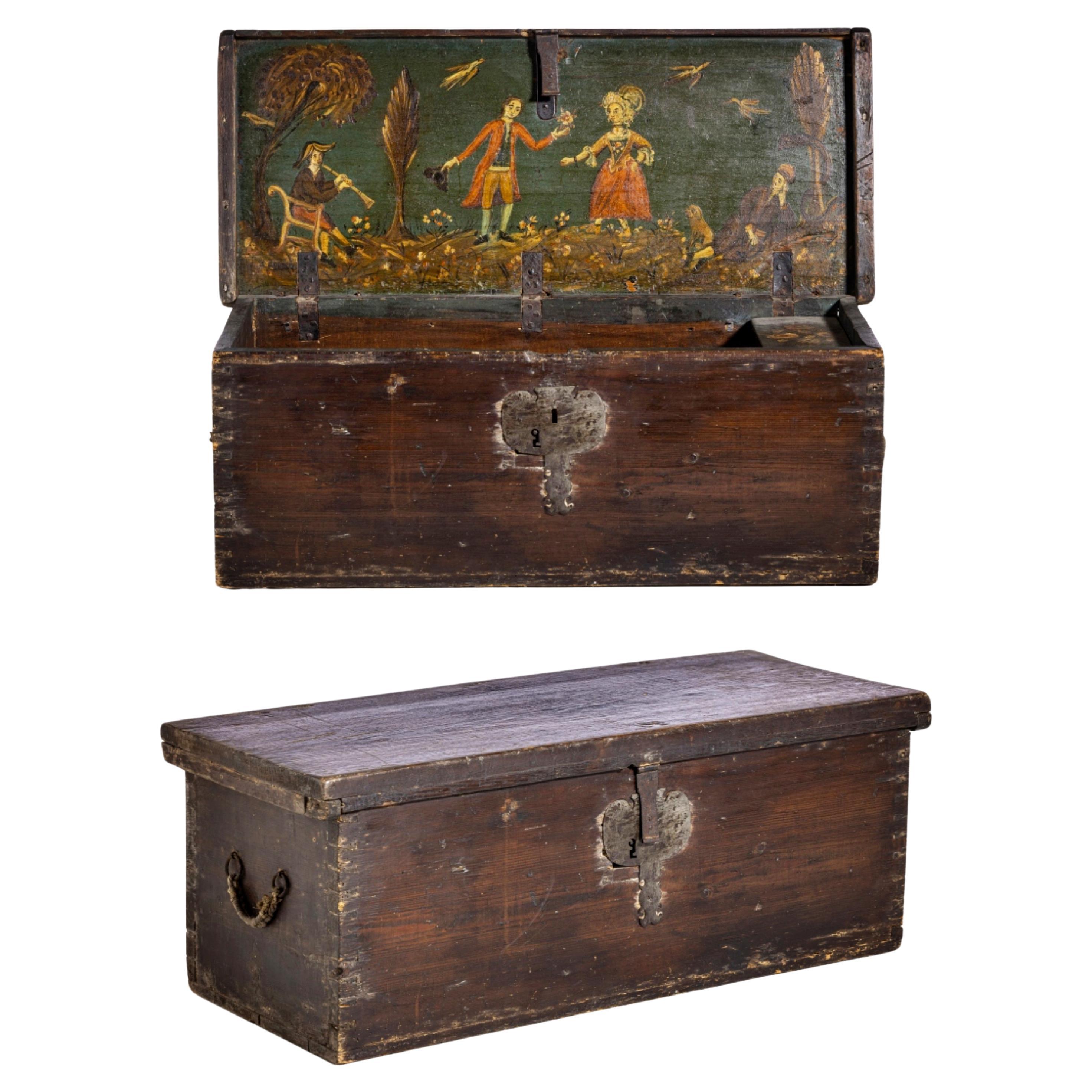 Amazing Portuguese Ark / Credenza of the 17th Century For Sale