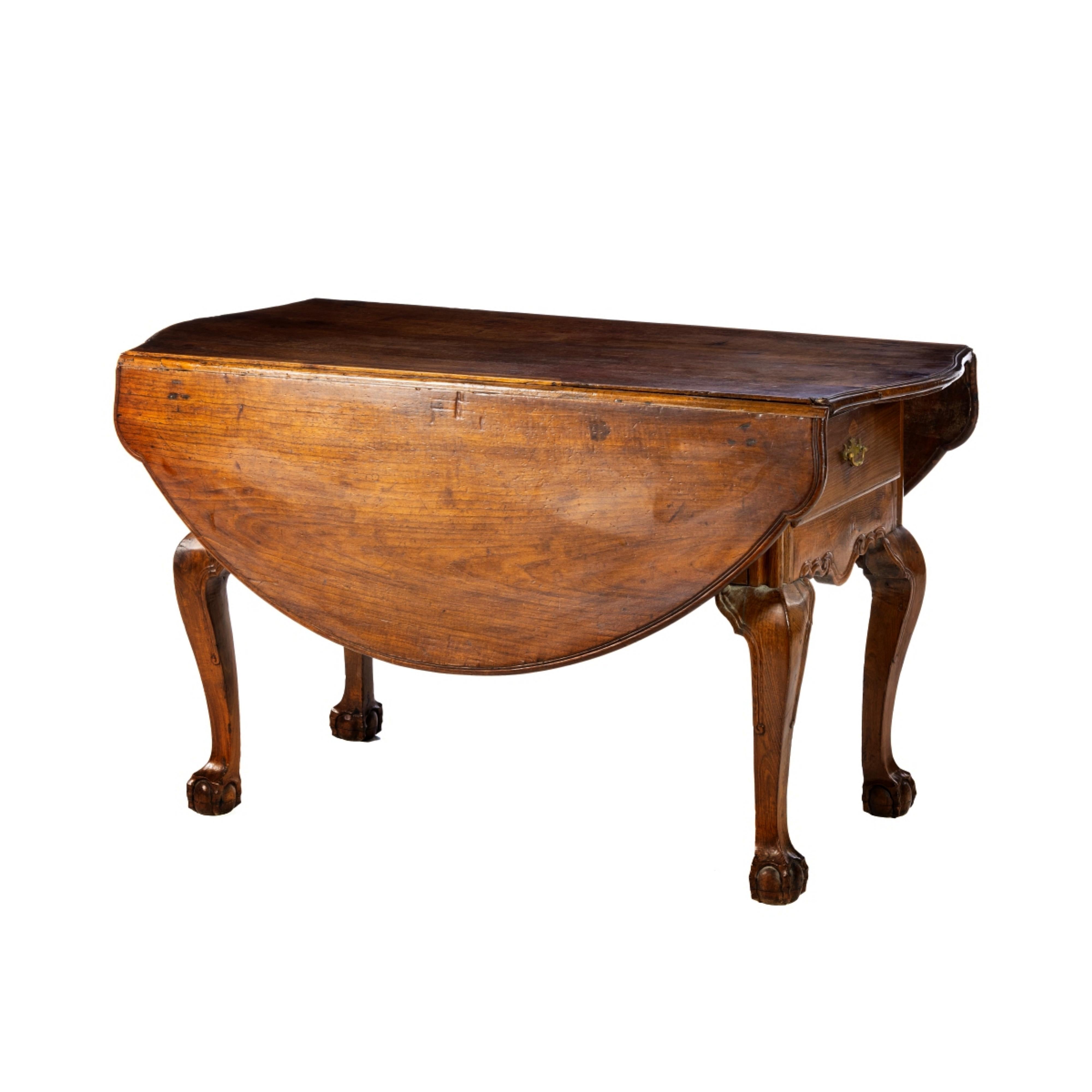 Amazing Portuguese  FLAPPED/CONSOLE TABLE 17th Century In Good Condition For Sale In Madrid, ES