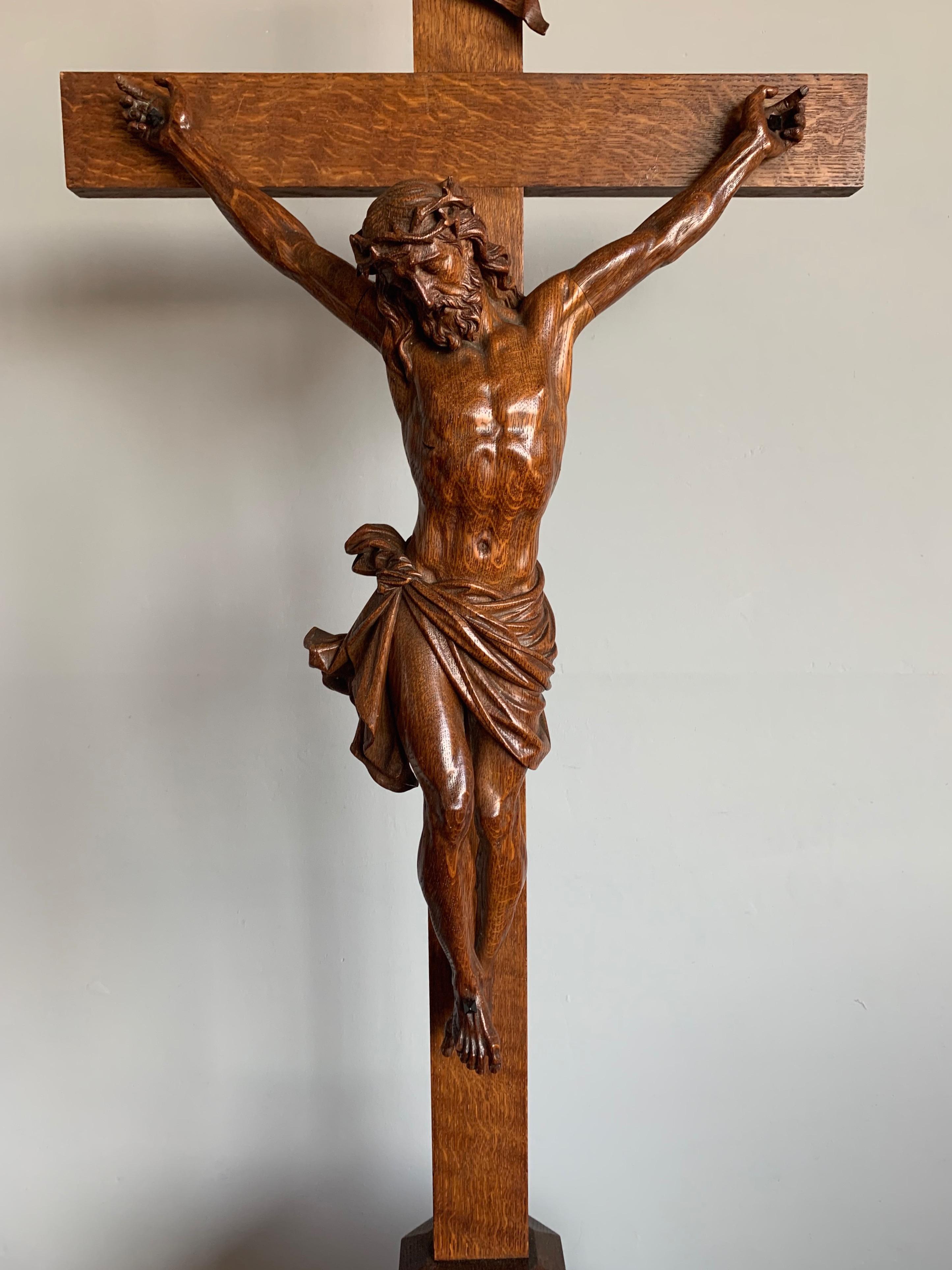 antique altar crucifix