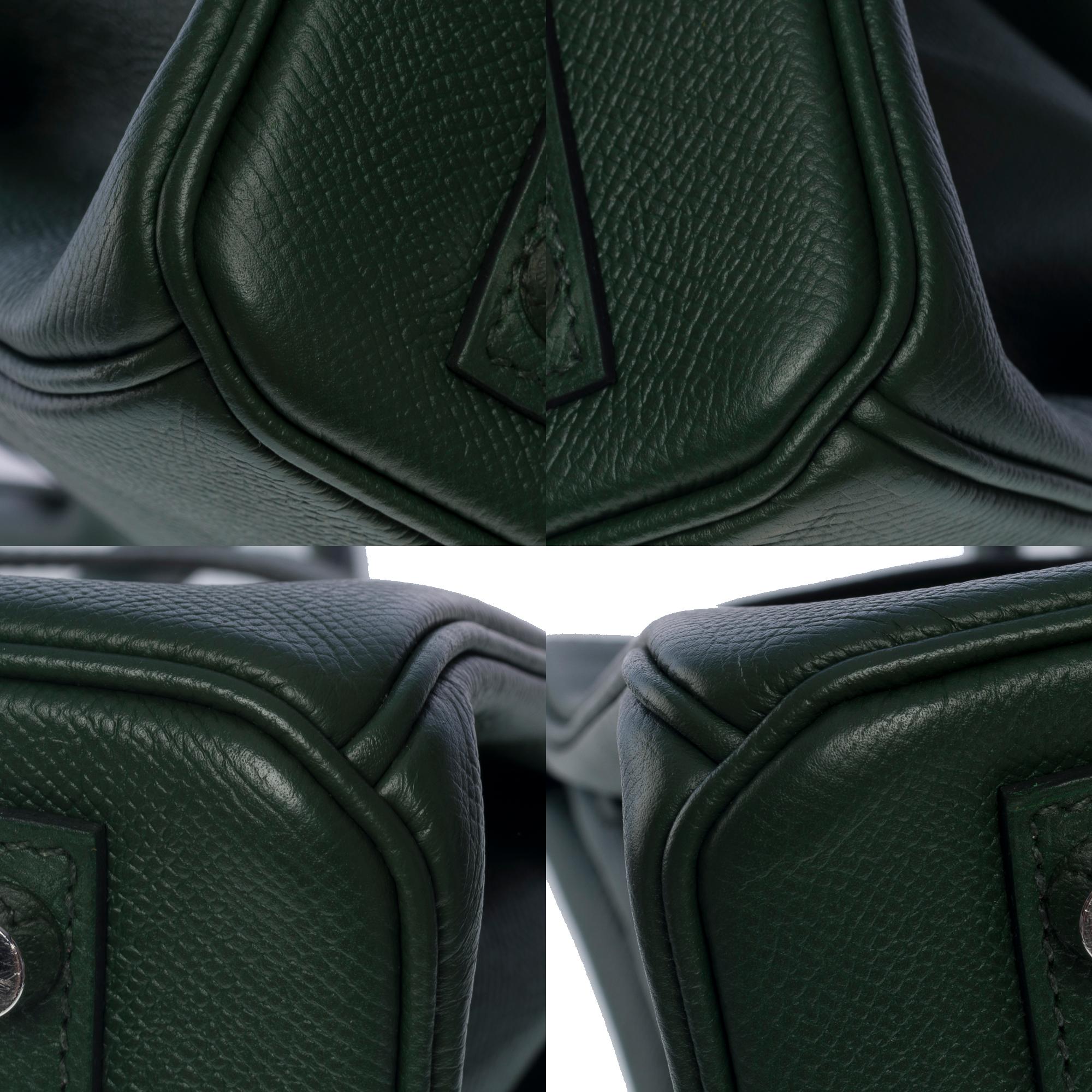 Erstaunliche & seltene Hermès Birkin 30 Handtasche in Vert Anglais Epsom Leder, SHW im Angebot 6