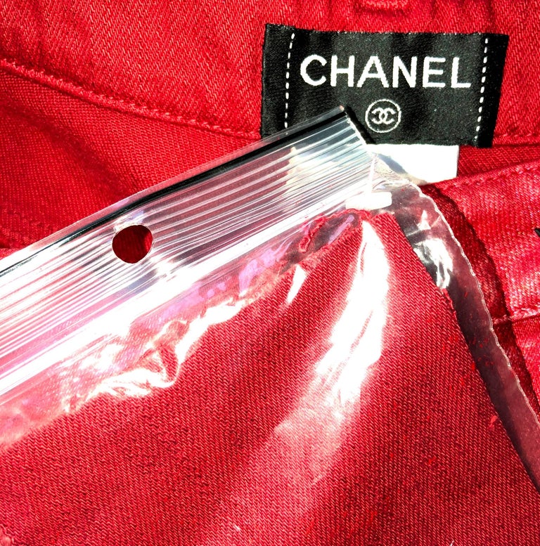 chanel denim jeans