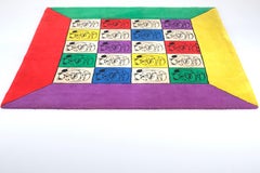 Amazing rug by Jean-Charles de Castelbajac for Ko & Co - 1970s