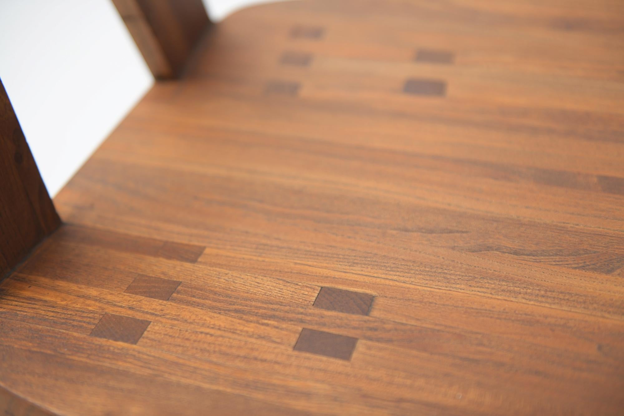 Außergewöhnliche S45-Stühle aus ELM-Holz, passendes Set, Pierre Chapo, Frankreich, 1969 im Angebot 3
