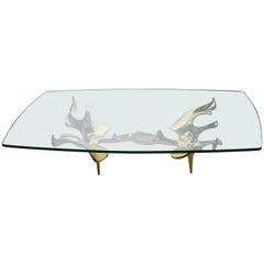 Sorprendente Cocktail Tables de bronce escultórico de Victor Roman
