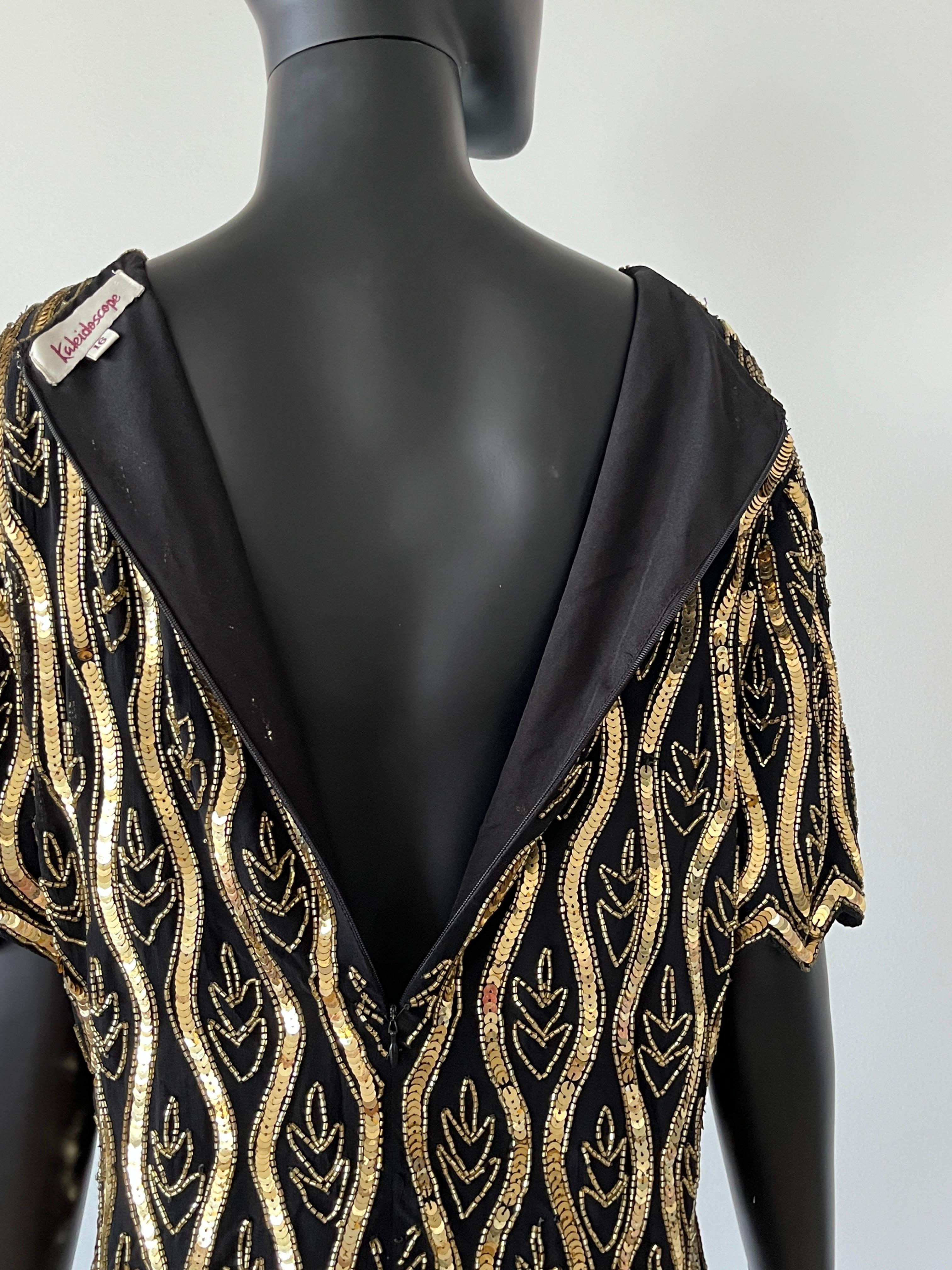 AMAZING SEQUIN TOP 1980s For Sale 6