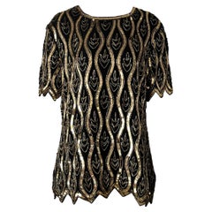 AMAZING SEQUIN TOP Años 80