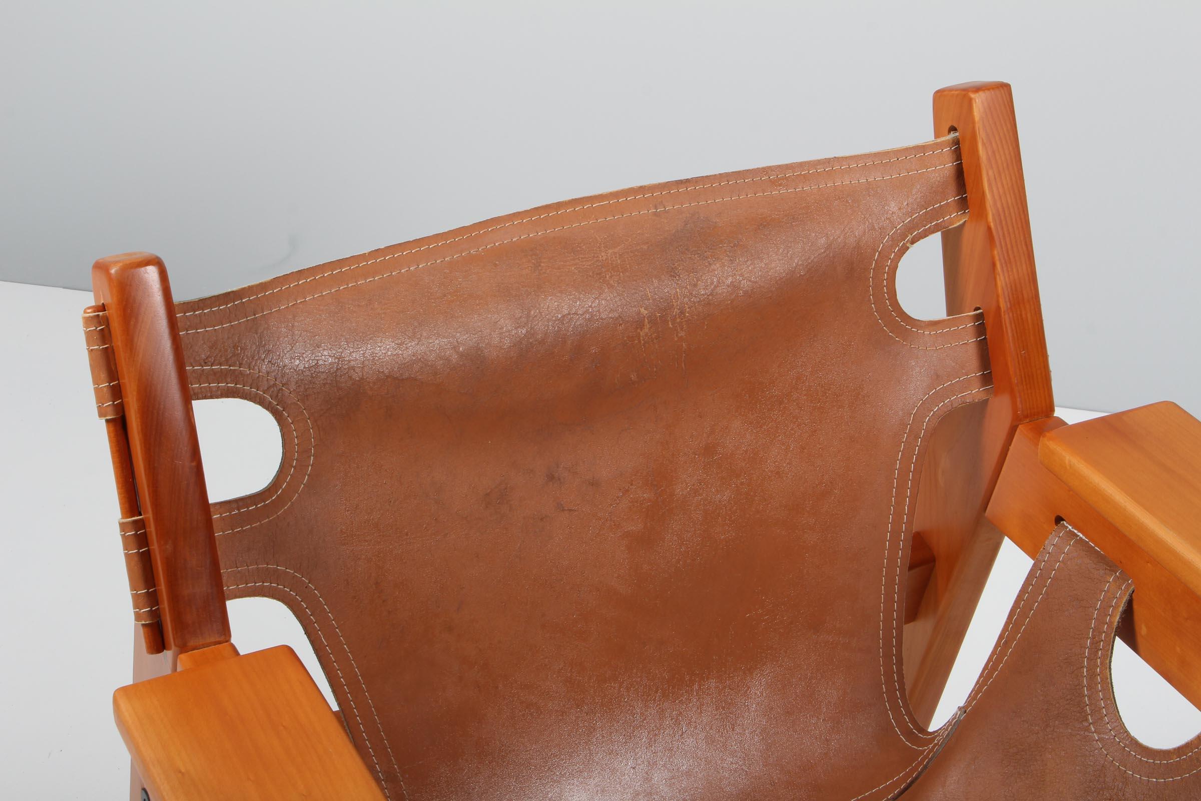Leather Amazing Sergio Rodrigues ‘Kilin’ Lounge Chair for Oca Industries, Brazil