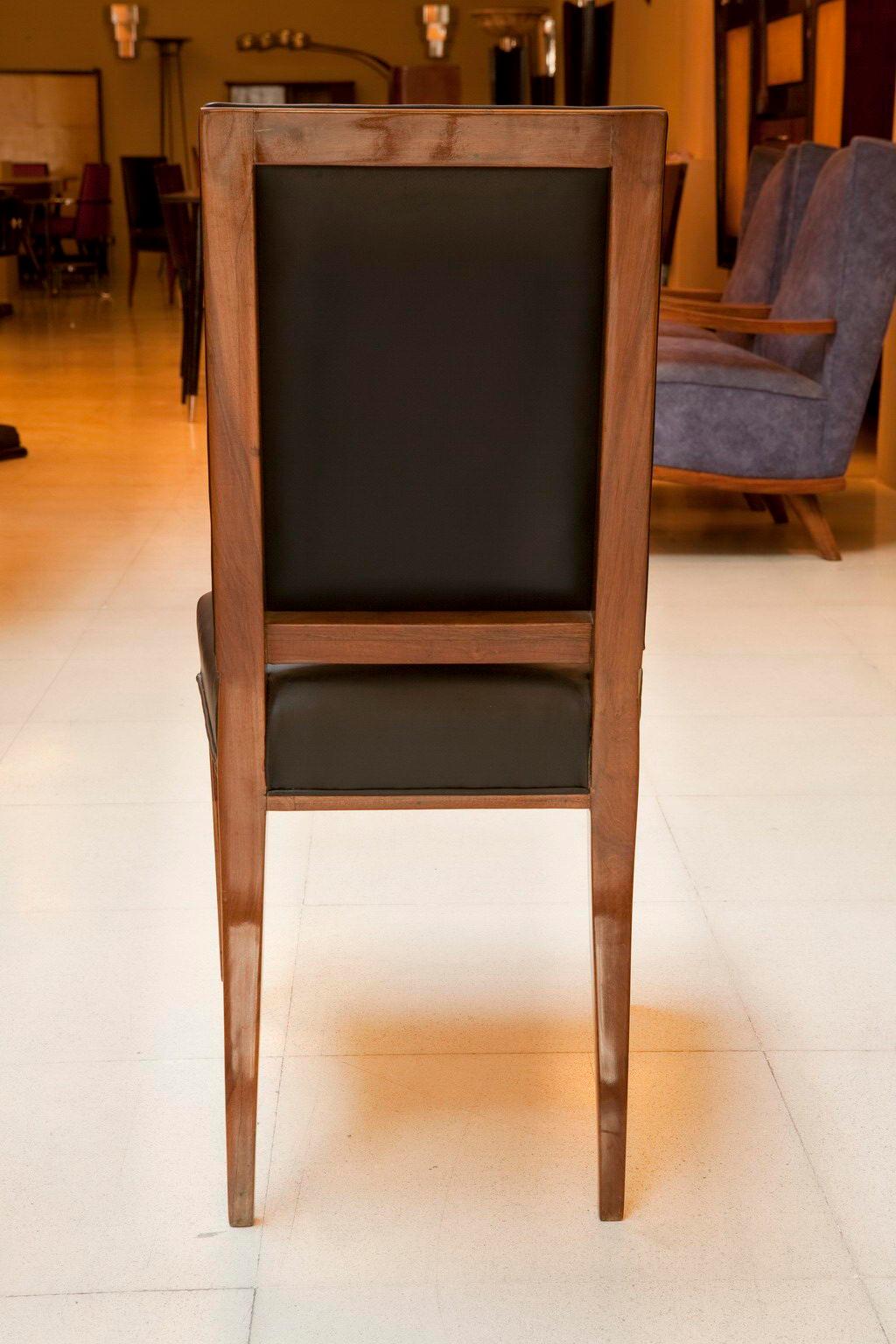 Art déco Magnifique ensemble de 12 chaises Art Déco 1920, France en vente