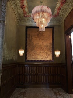 Amazing Set of Four Murano Glass Wall Sconces