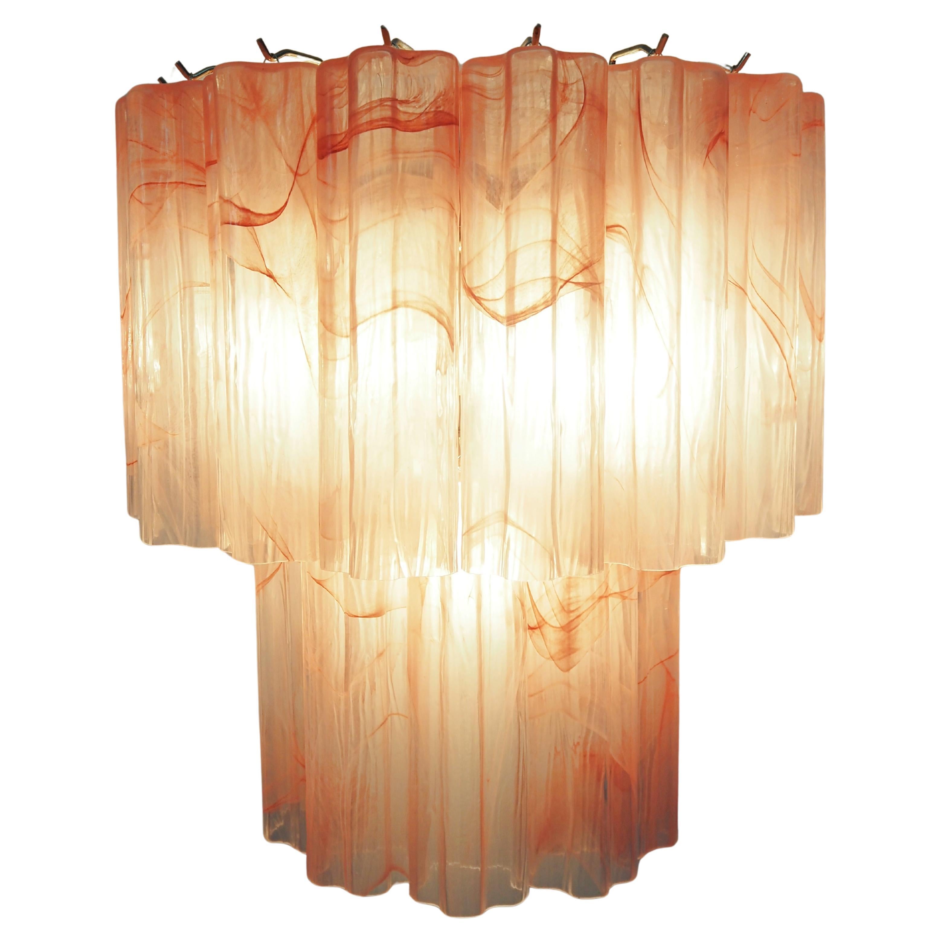 Italian Amazing Set of Four Murano Glass Wall Sconces For Sale
