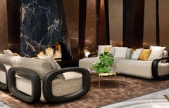 Amazing Liberti Sofa 3-Seat Frame Solid Wood Armrest Covered Leather