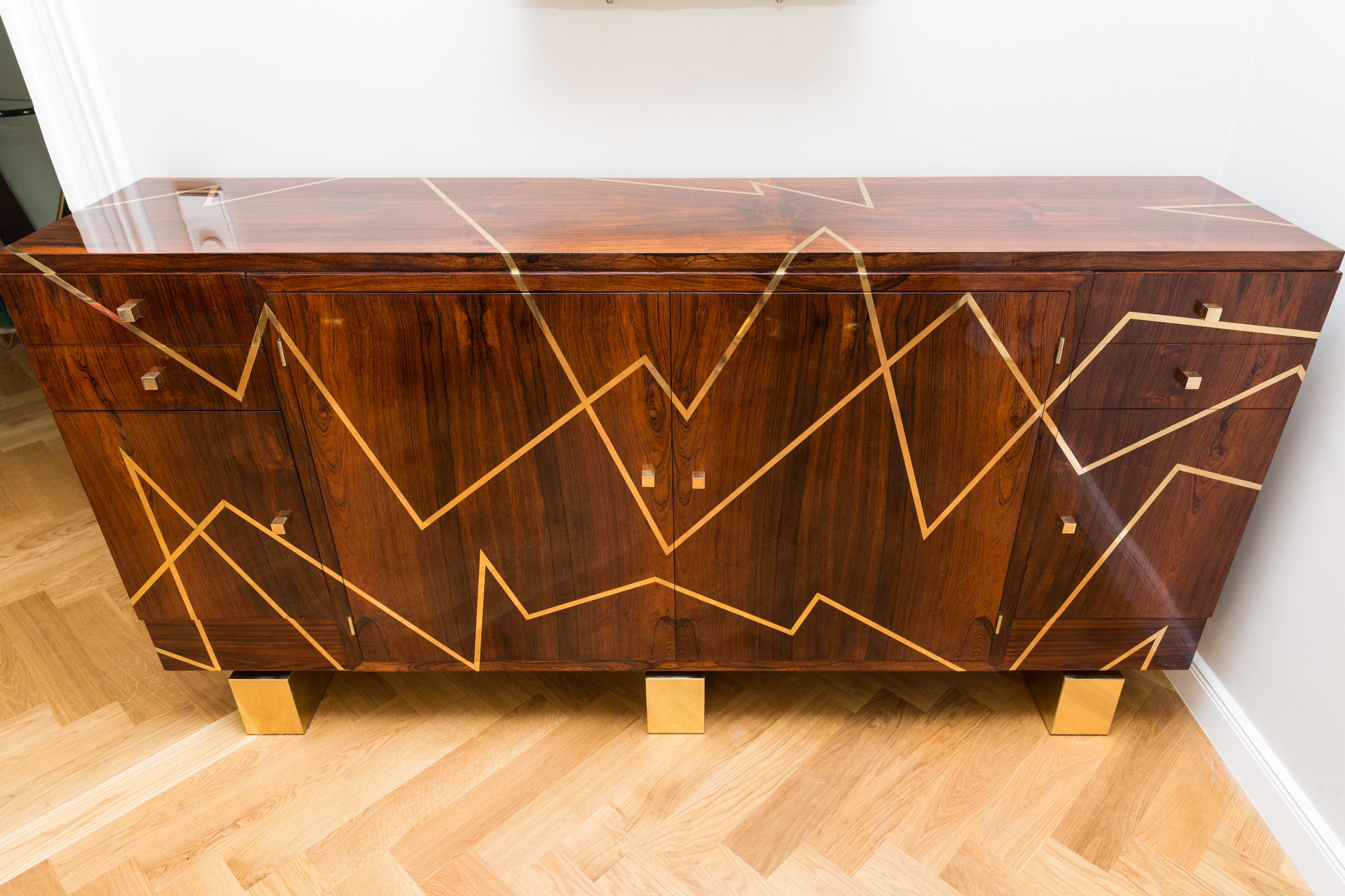 Mid-Century Modern Amazing Sideboard, Rosewood, France, circa 1950