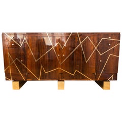 Amazing Sideboard, Rosewood, France, circa 1950