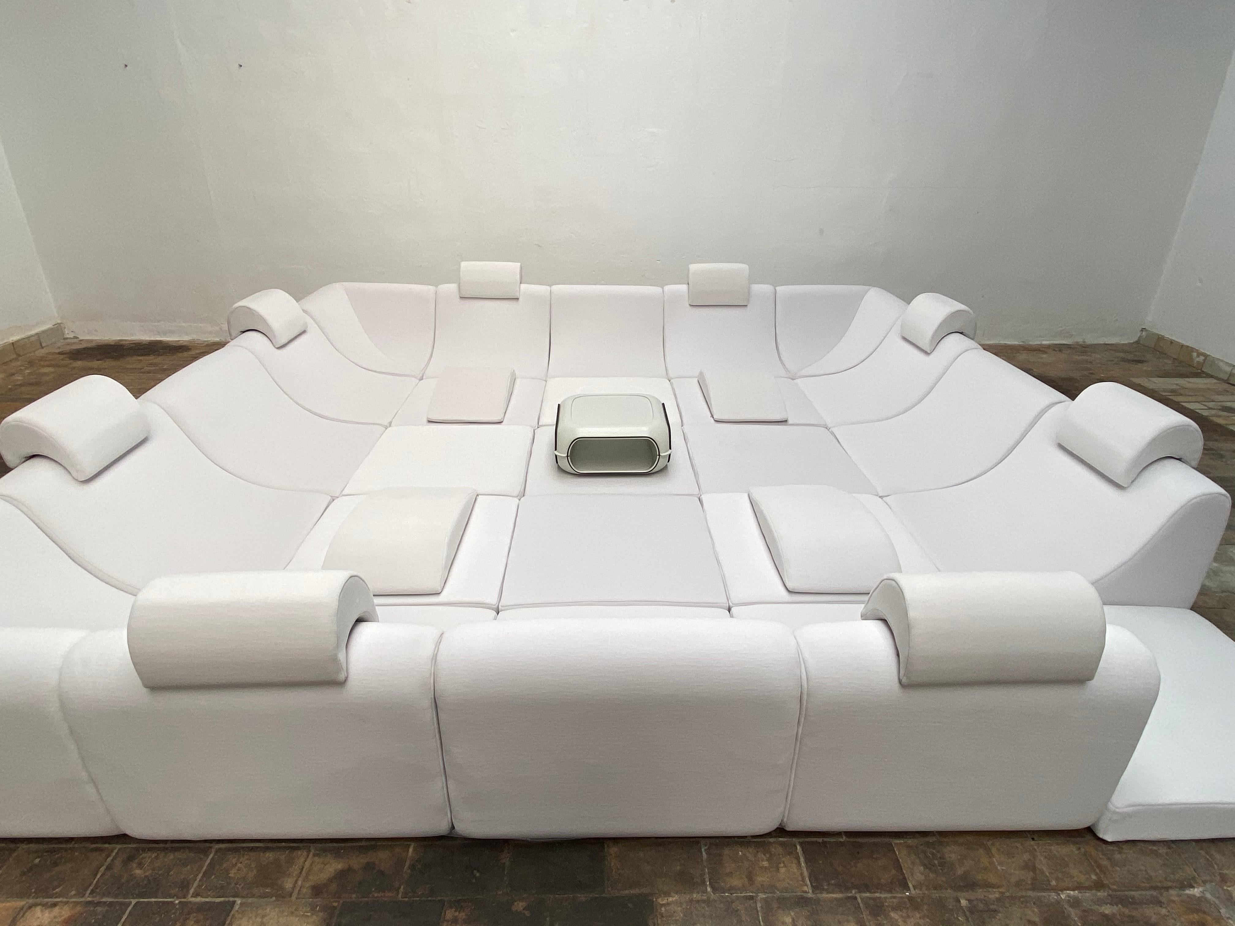 Amazing Space Age 'Pool' Modular Sofa, Luigi Colani for Rosenthal Germany, 1970 In Good Condition In bergen op zoom, NL