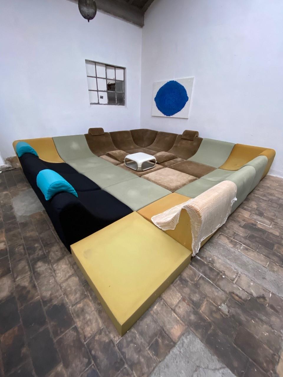 Amazing Space Age 'Pool' Modular Sofa, Luigi Colani for Rosenthal Germany, 1970 12