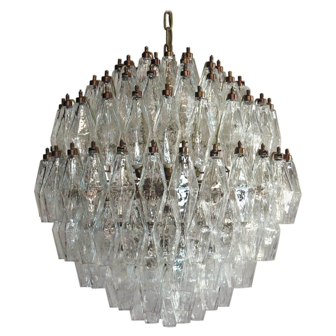 Amazing Spherical Murano Poliedri Candelier, 140 Poliedri For Sale