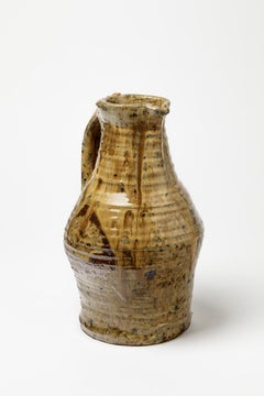 Superbe pichet en céramique de grès d'Anne Kjaersgaard Collector Art danois