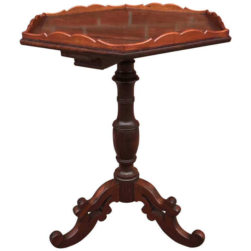 Rare and Exclusive Antique Dutch Colonial Coromandel Wooden End or Side ...