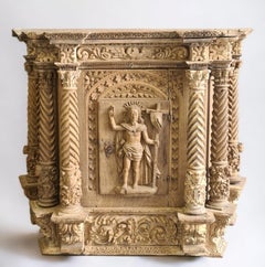 Amazing Tabernacle with the Risen Christ, Spain Late 17th Century