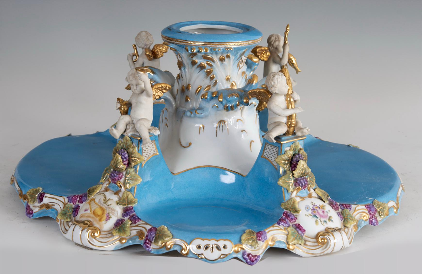 Porcelain Amazing Table Centerpiece by Sevres For Sale