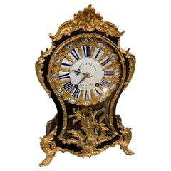  Amazing Table Clock "Charles Baltazar/a Paris" 1760, 18th Century All Restored
