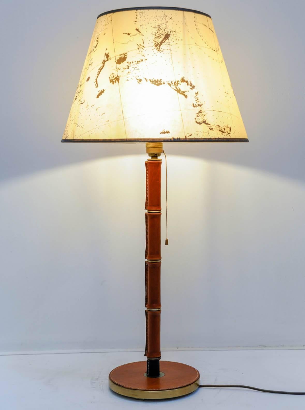Mid-20th Century Amazing Table Lamp by Jacques Adnet