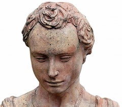 Incroyable TERRACOTTA BUST DU FILS DE "GATTAMELATA" - PAR DONATELLO 21ème siècle