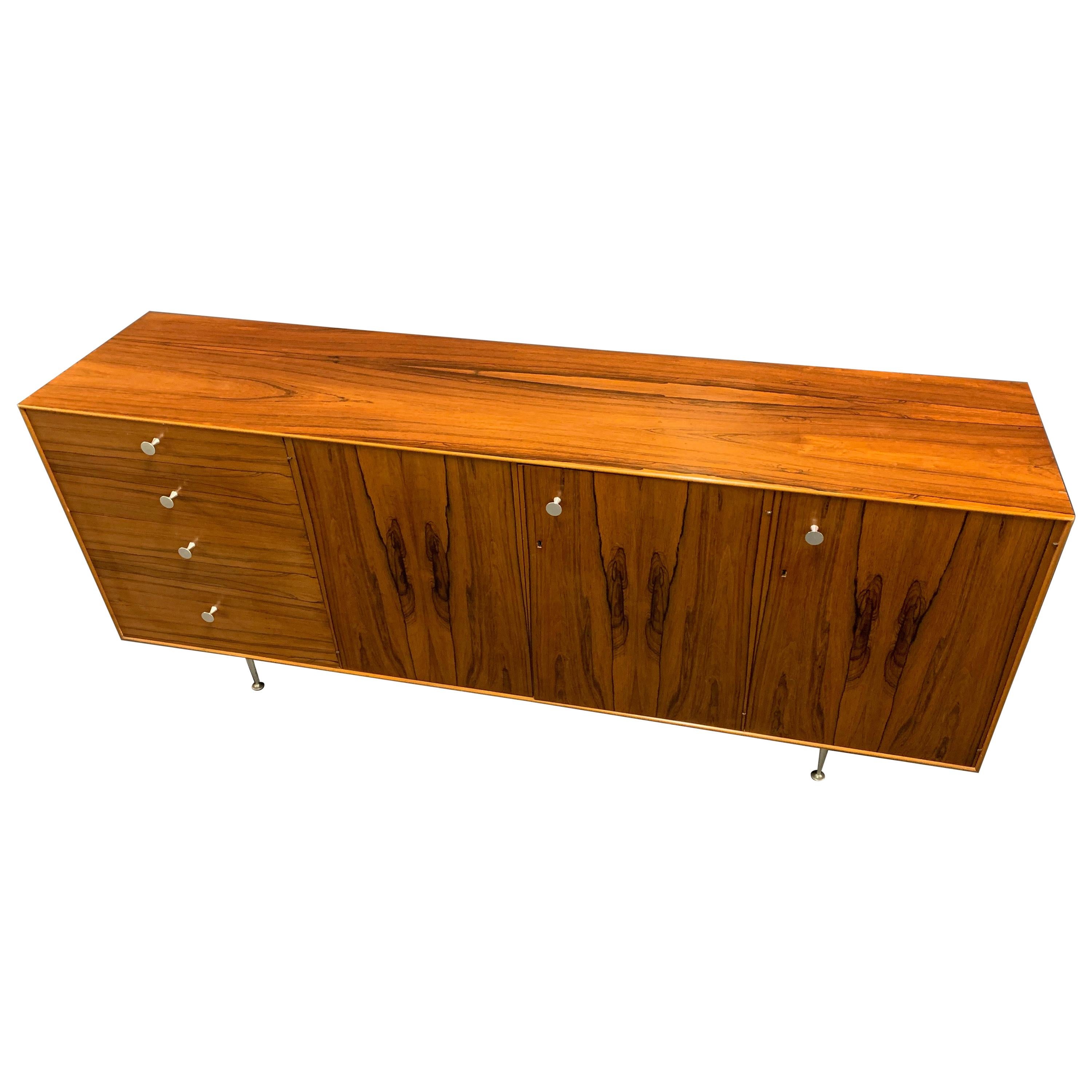 Amazing Thin Edge Sideboard by George Nelson For Sale