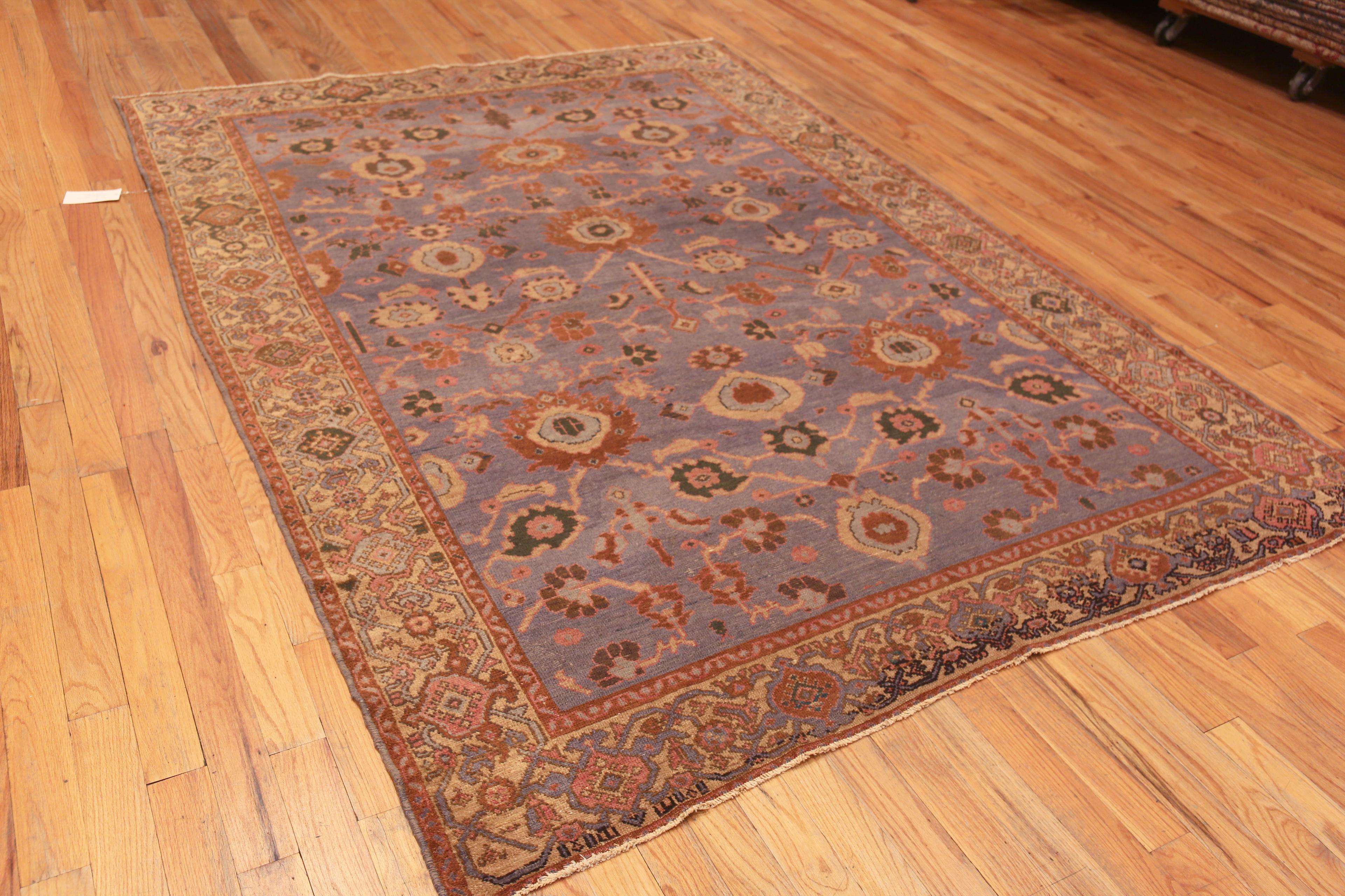 An Amazing Tribal Allover Design Room Size Antique Persian Malayer Rug, country of origin: Antique Persian Rug, Circa date: 1920