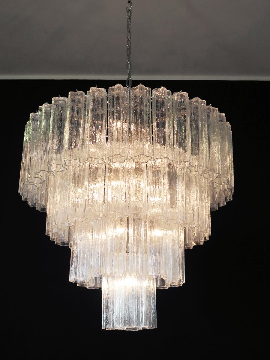 Incroyable lustre Tronchi 78 de style Toni Zuccheri pour Venini, Murano en vente 4