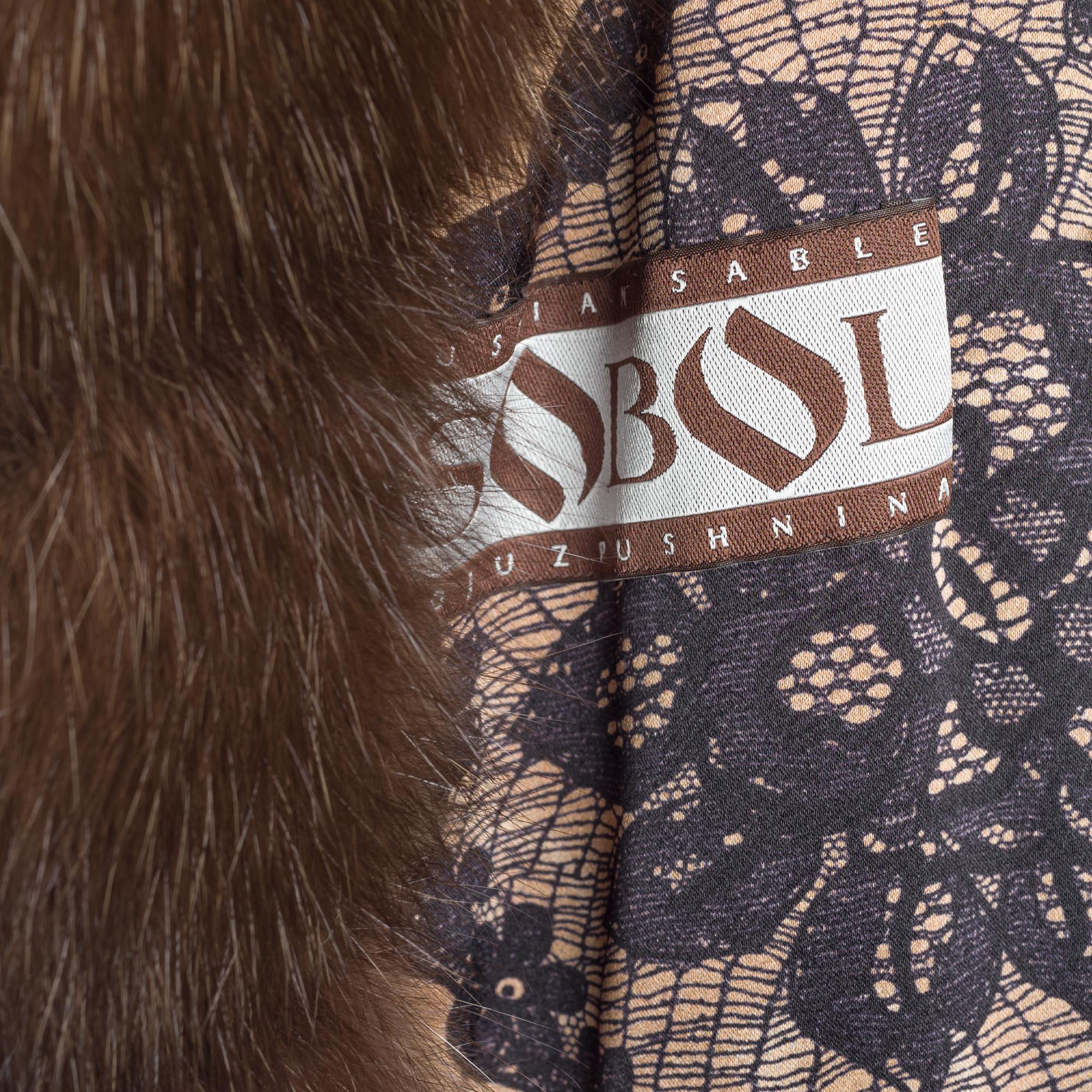 da uomo o donna Incredibile cappotto Tsoukas Bros in Zibeline marrone (Sable), taglia 42 in vendita
