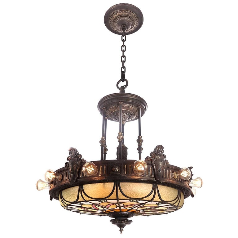 Amazing Tudor Style Library Chandeliers at 1stDibs | chandeliers for sale,  tudor revival lighting, tudor style light fixtures