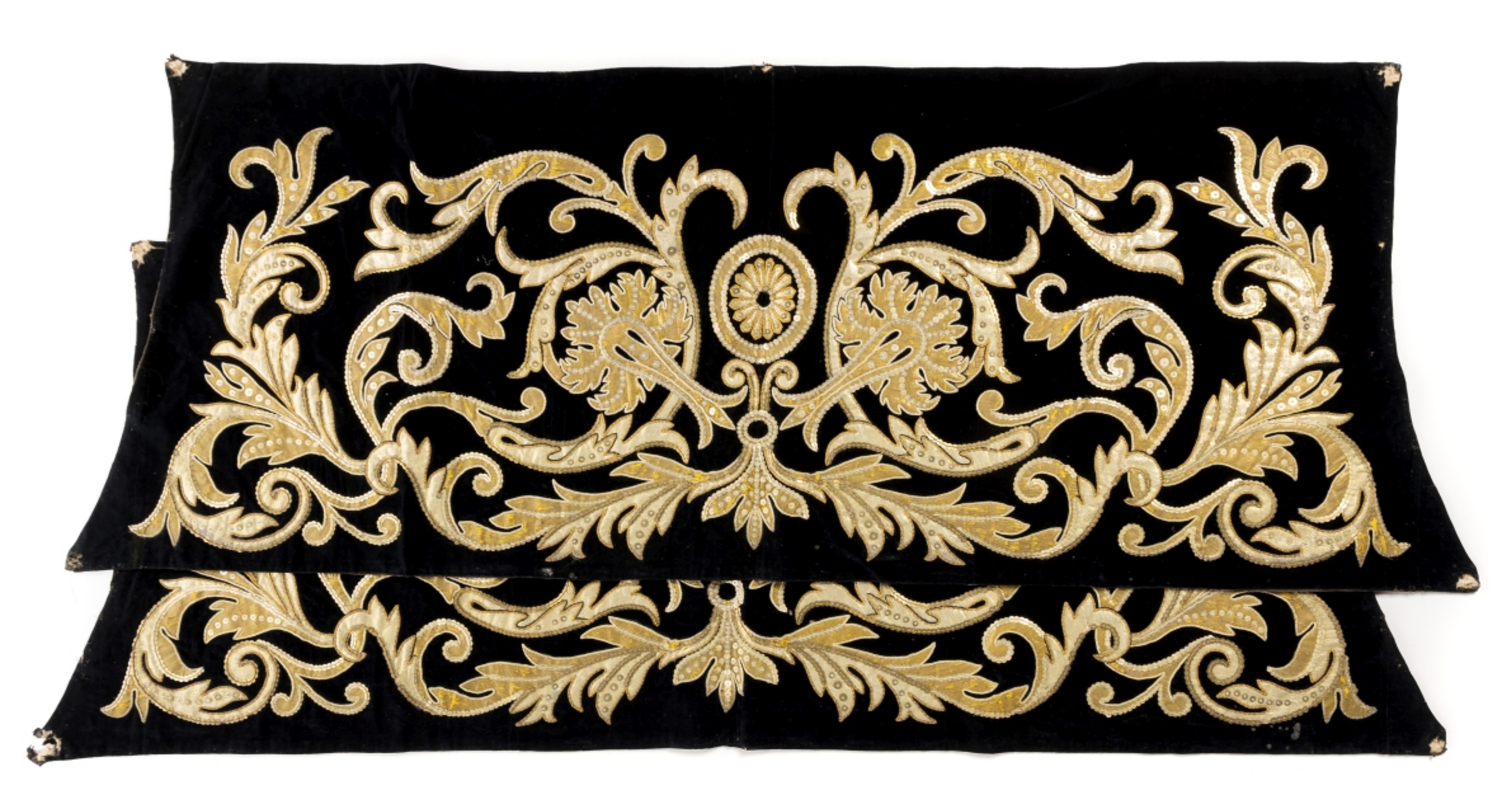 Hand-Carved AMAZING TWO 18th Century ITALIAN ALTAR CLOTHS For Sale