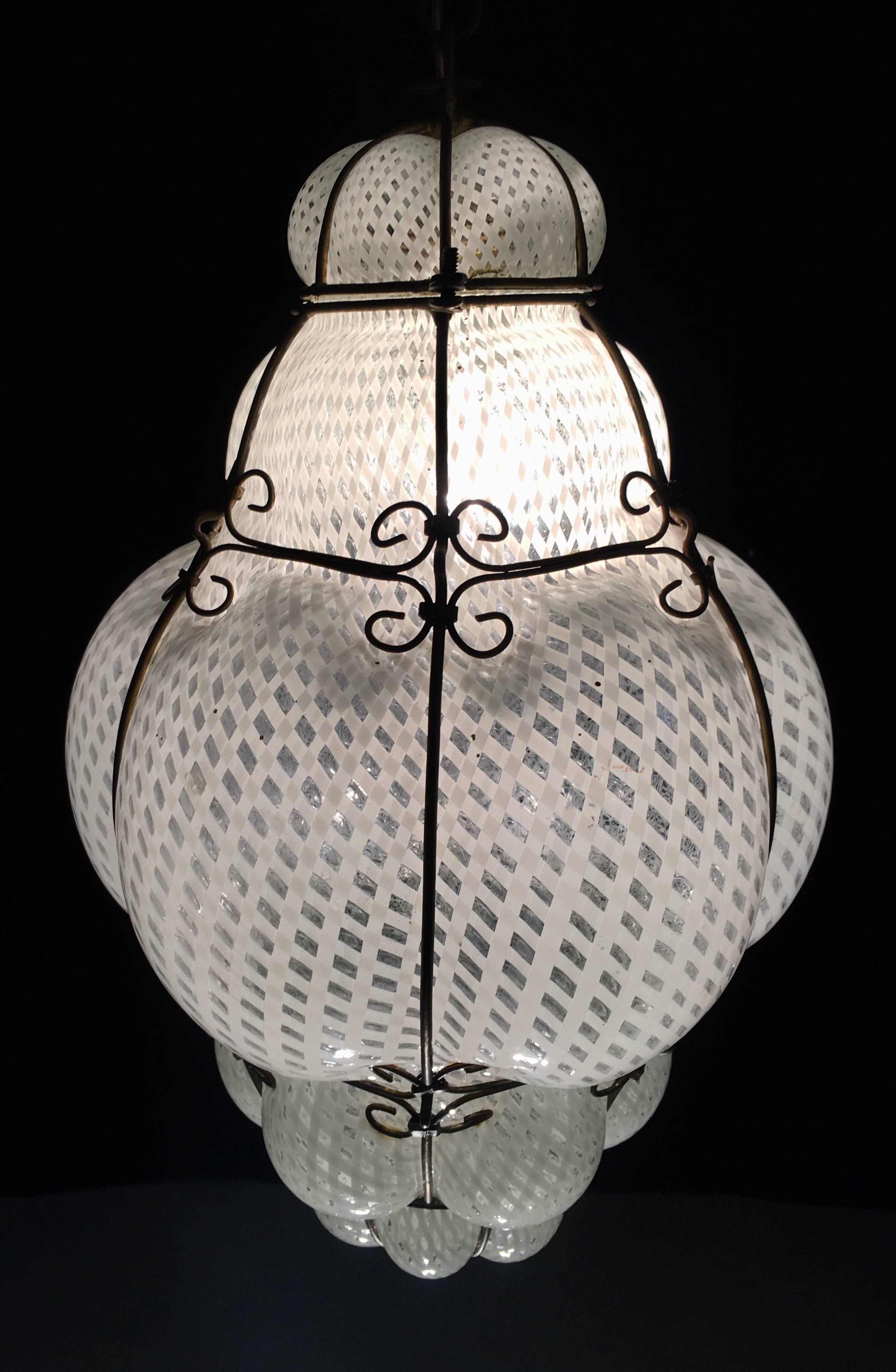 lanterna veneziana vetro soffiato